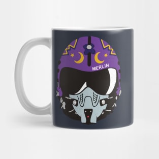 Merlin - vintage helmet Mug